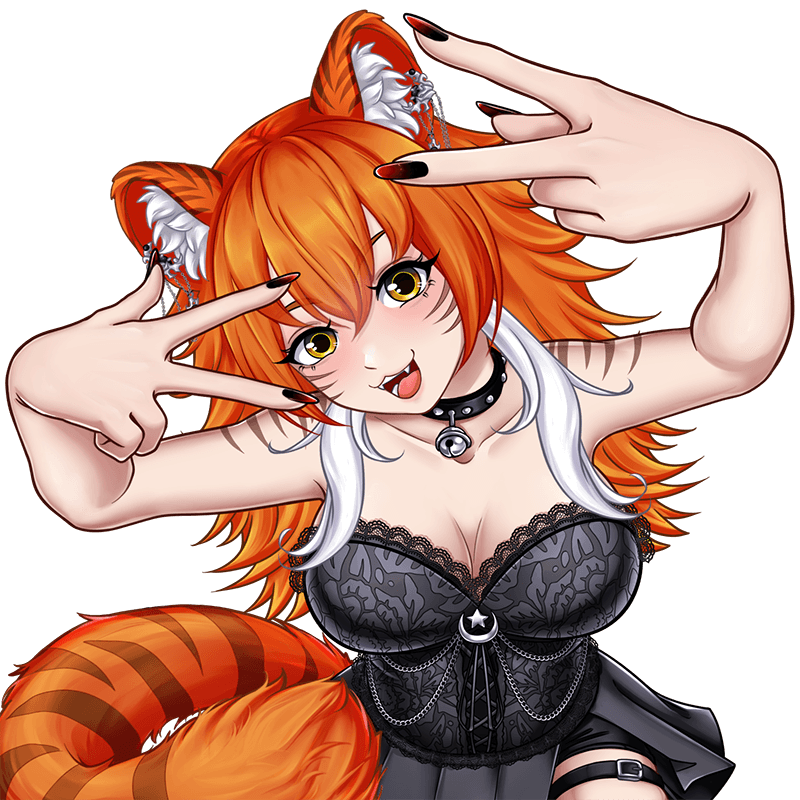 1st Custom Model: Orange Tigress — model